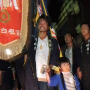 祝優勝 町内パレード